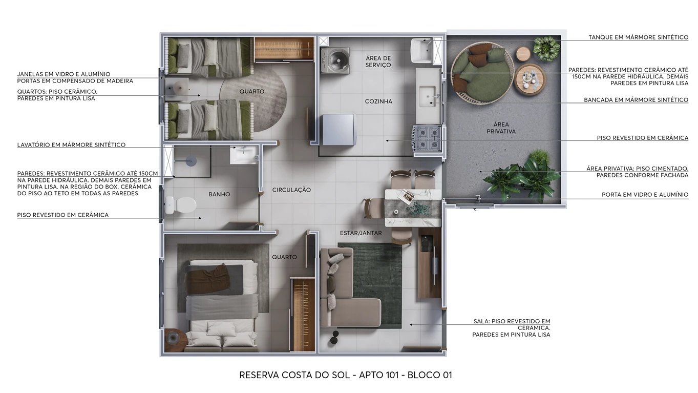 Residencial Reserva Costa do Sol - Foto 12