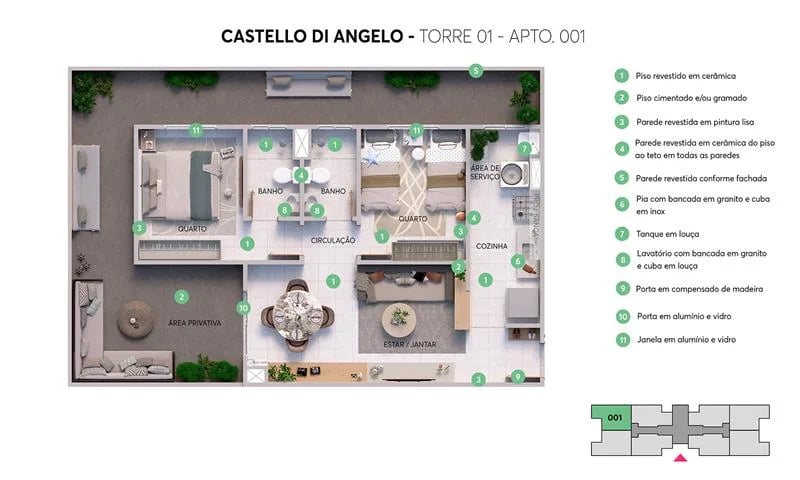 Residencial Castello di Angelo - Foto 15