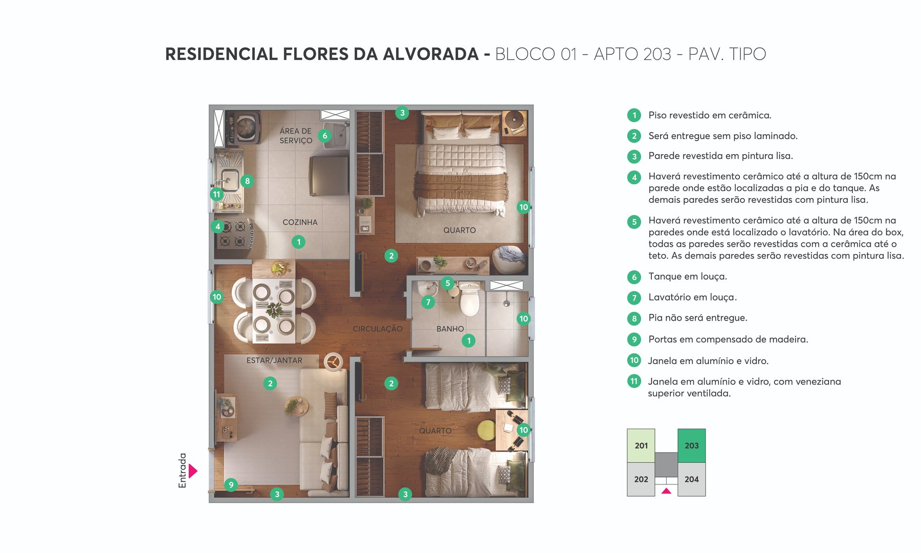 Residencial Flores da Alvorada - Foto 11
