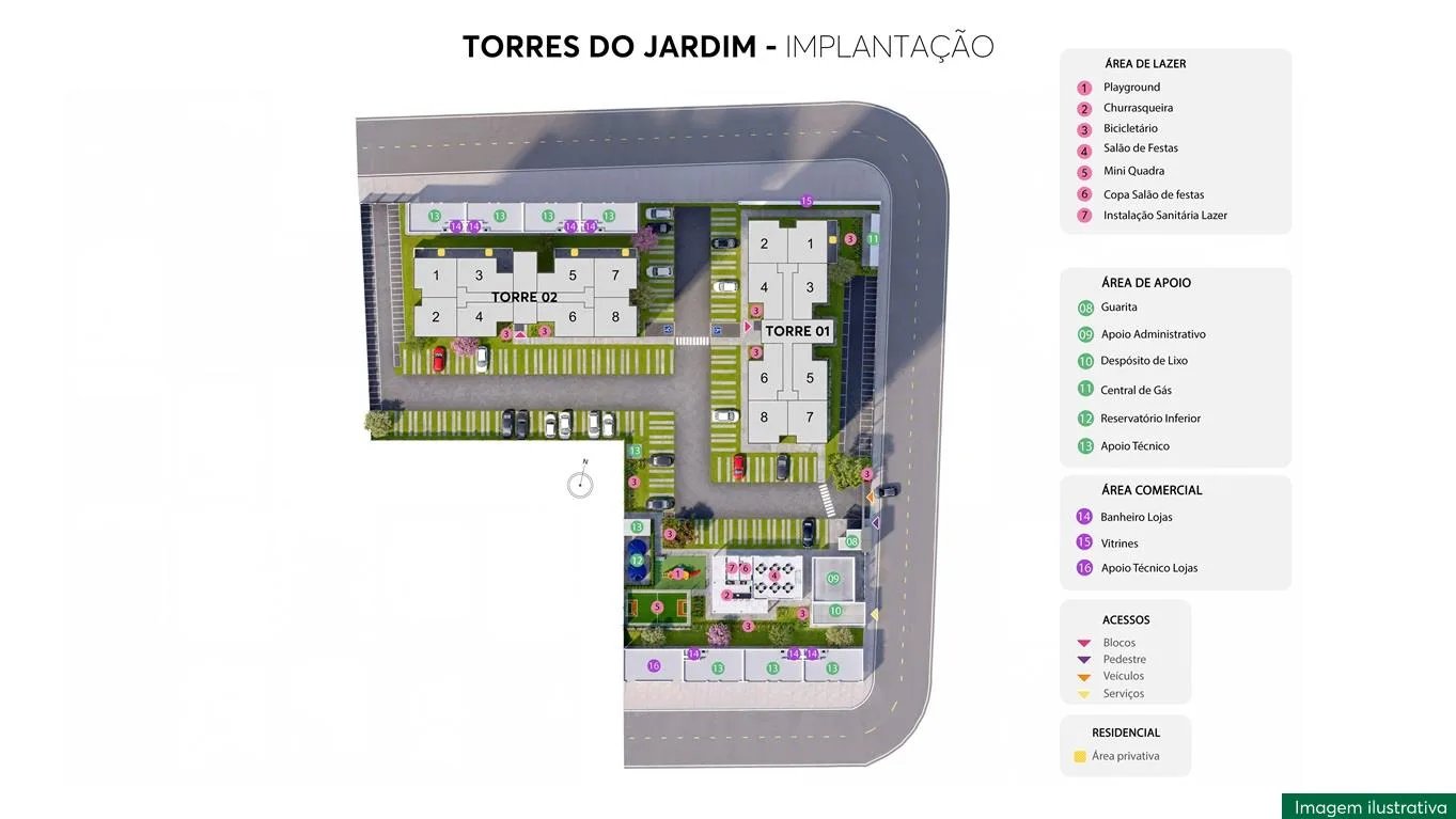 Residencial Torres do Jardim  - Foto 16