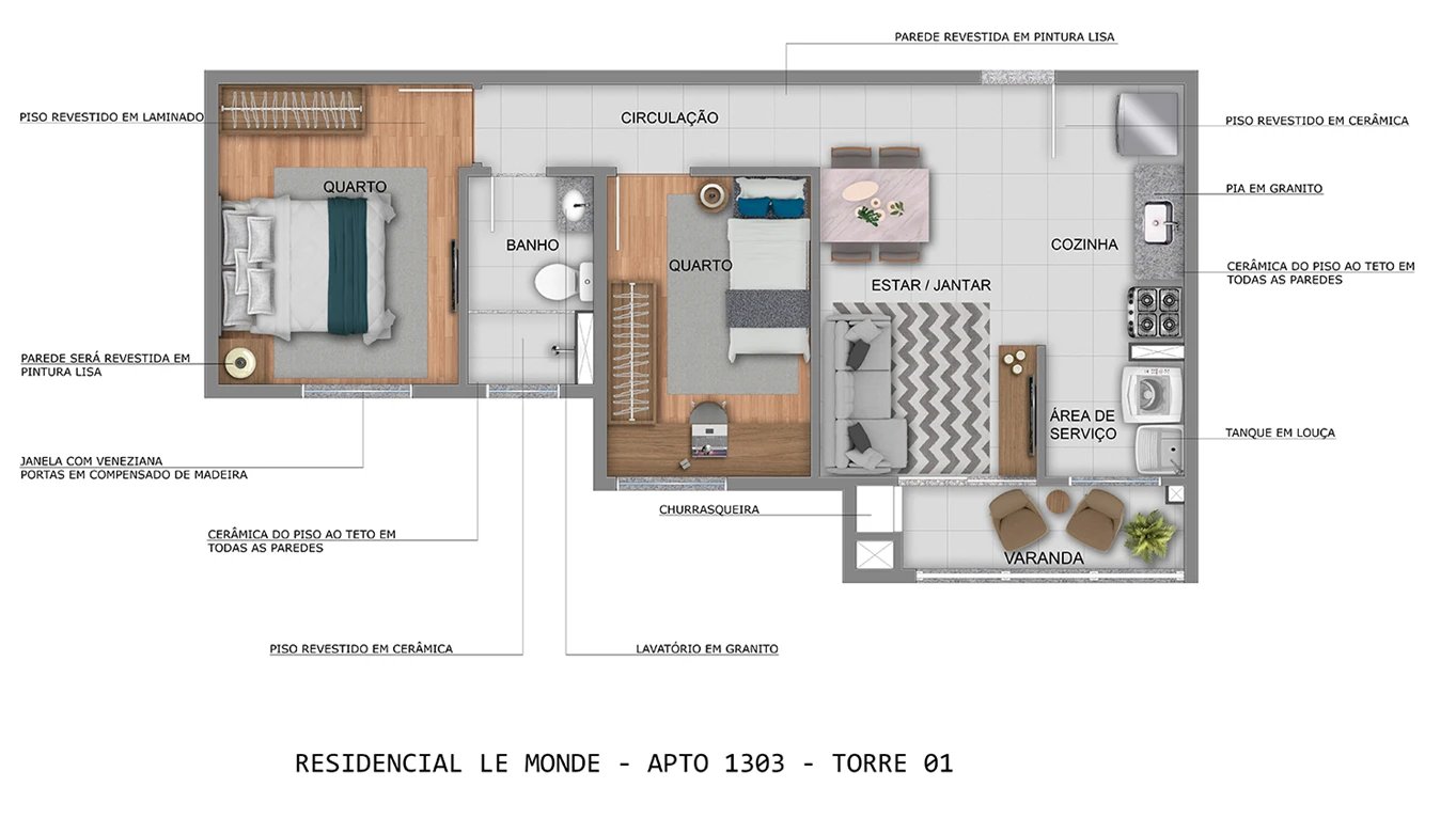ESGOTADO - Residencial Le Monde - Foto 13