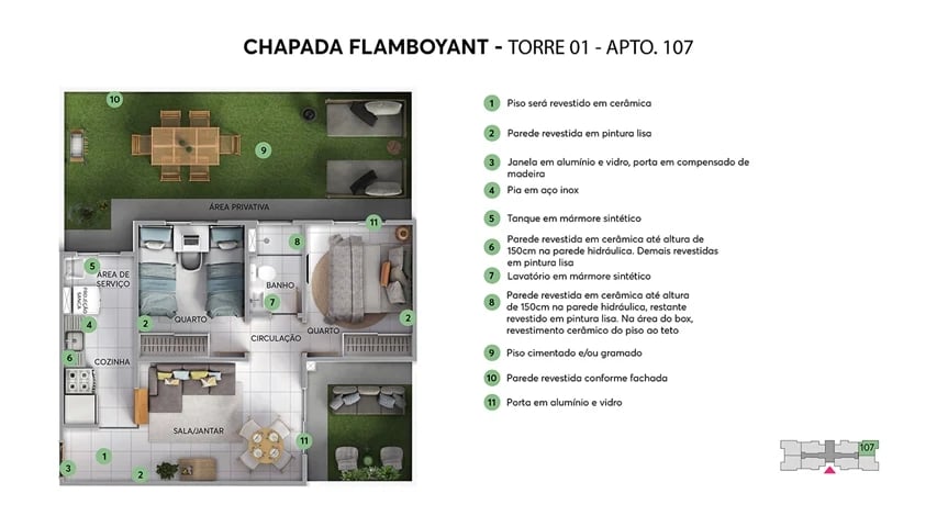 ESGOTADO - Residencial Chapada Flamboyant - Foto 10