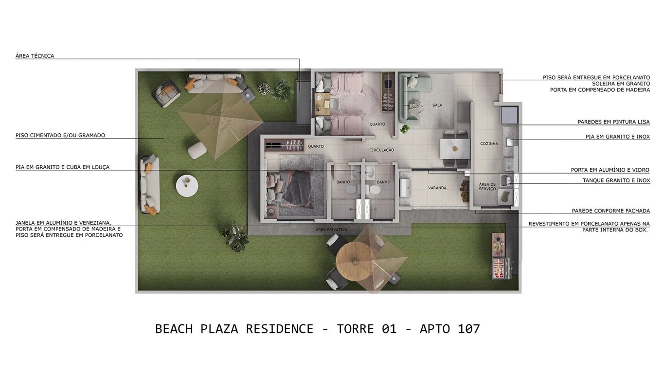 Residencial Beach Plaza Residence - Foto 20