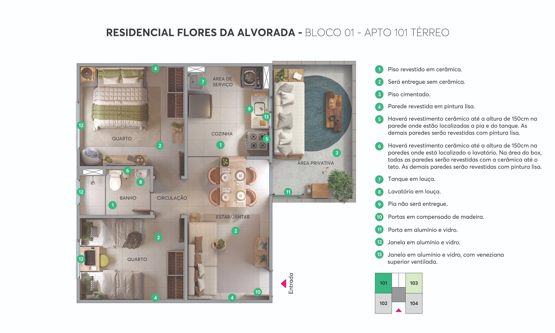 Residencial Flores da Alvorada - Foto 13