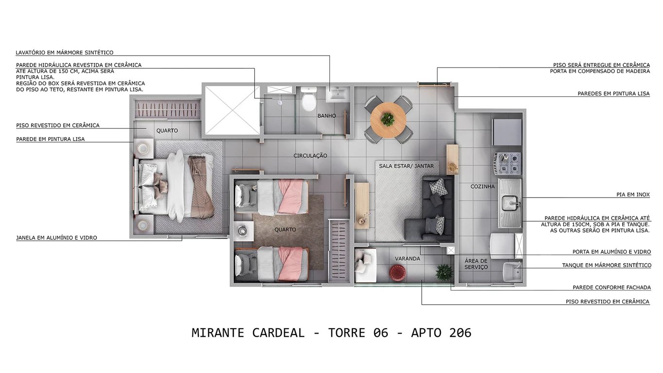 Residencial Mirante Cardeal  - Foto 14