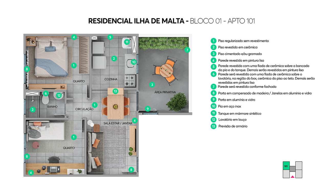 Residencial Ilha de Malta, foto 9