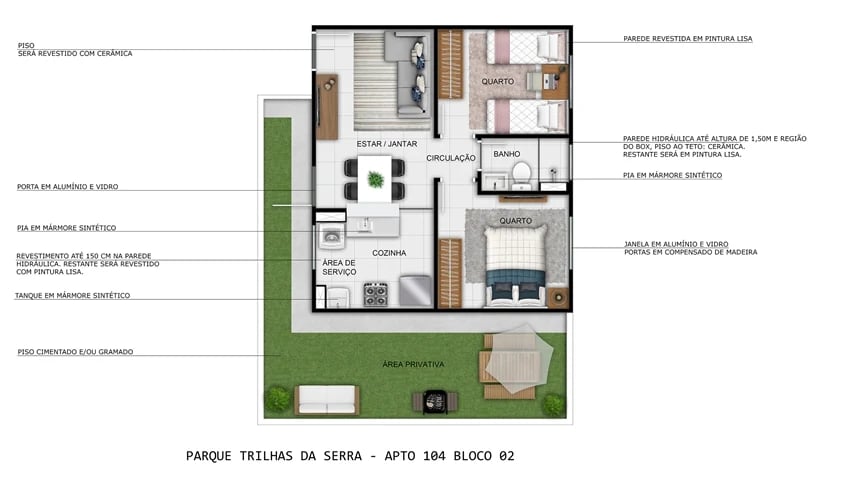 Residencial Parque Trilhas da Serra  - Foto 14