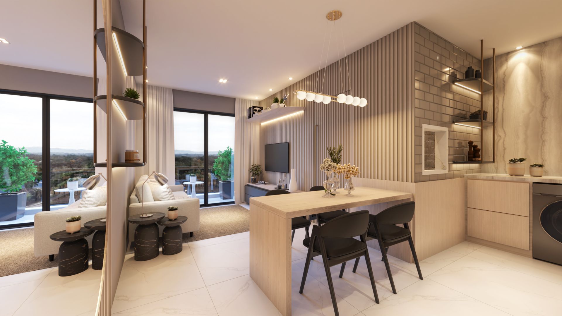 Apartamento no Centro com 1 dormitório e área gourmet - Foto 20