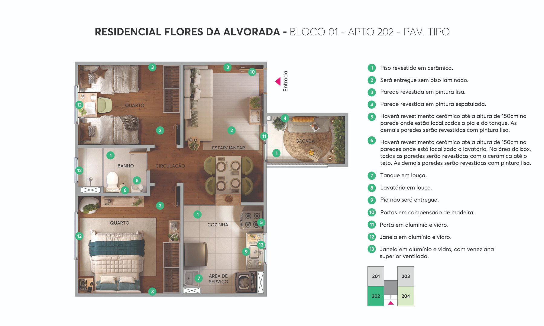 Residencial Flores da Alvorada - Foto 12