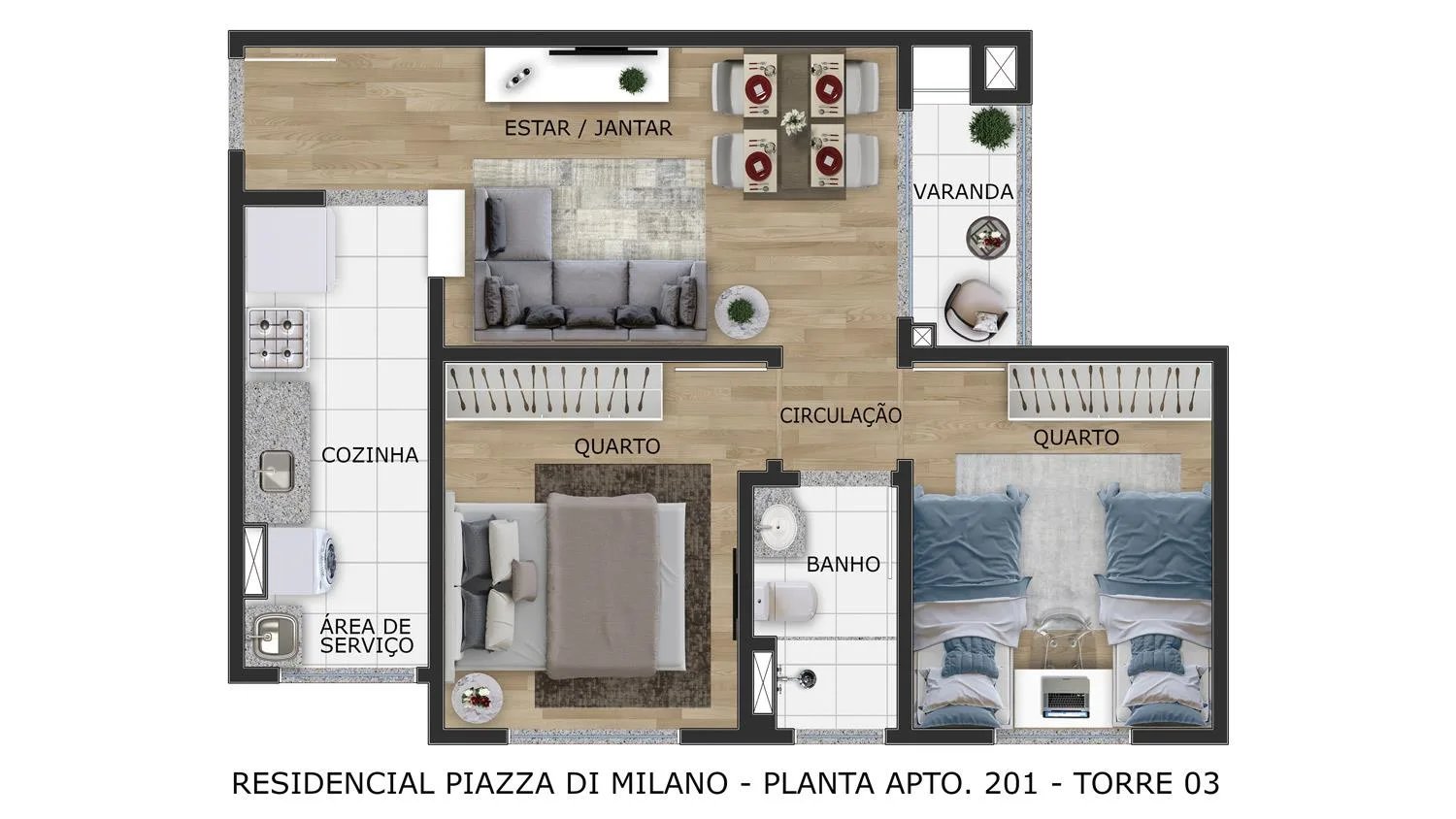 Residencial Piazza di Milano - Foto 20