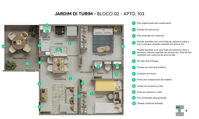 ESGOTADO - Residencial Jardim di Turim - Foto 9
