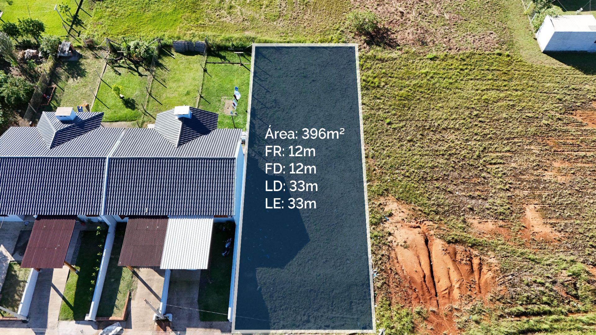 Terreno no Loteamento Gressler em Conventos com 396 m²
