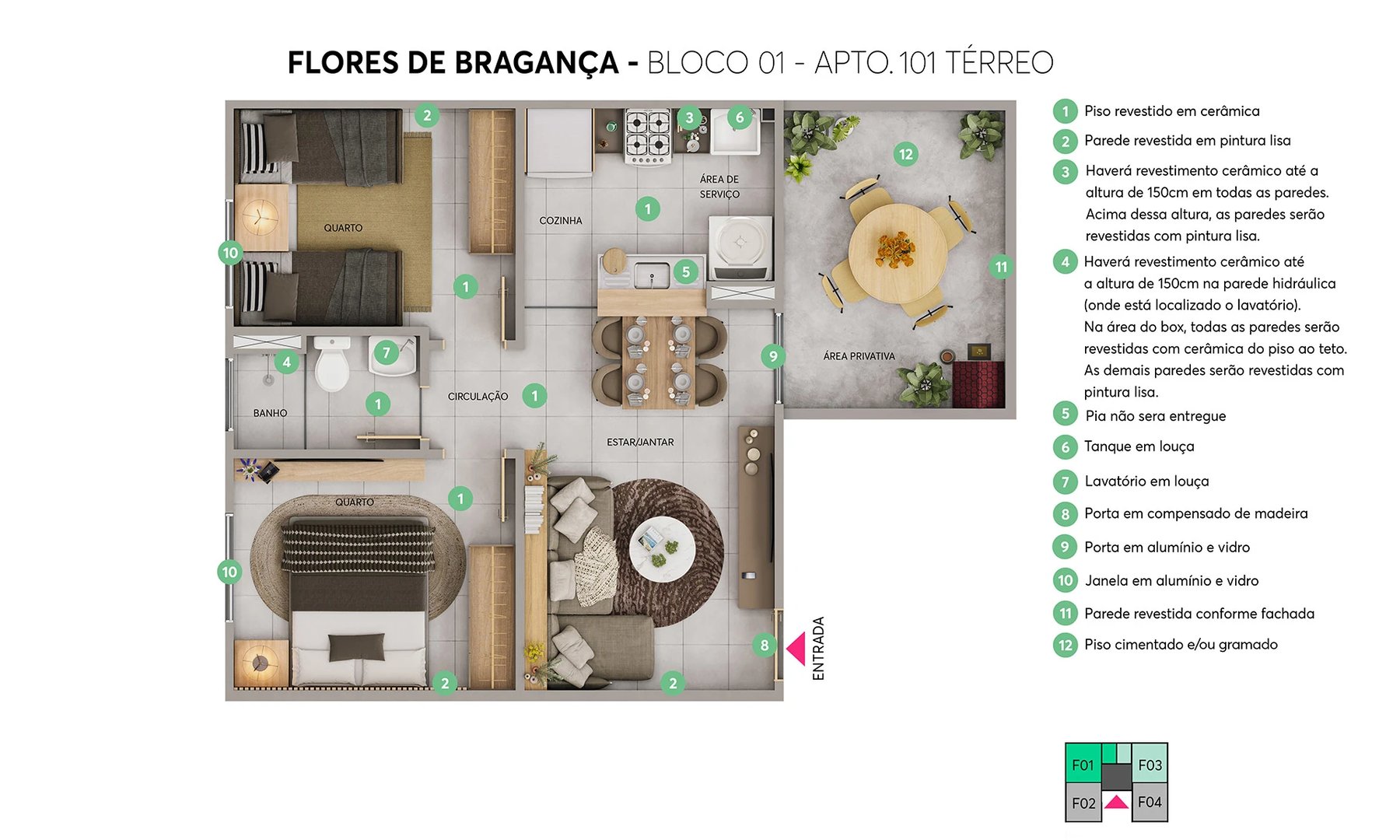 Residencial Flores de Bragança - Foto 12