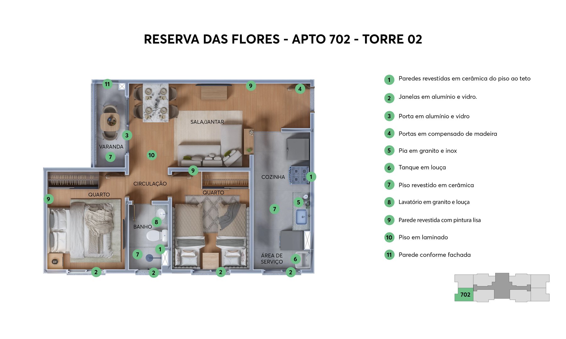 Residencial Reserva das Flores  - Foto 17
