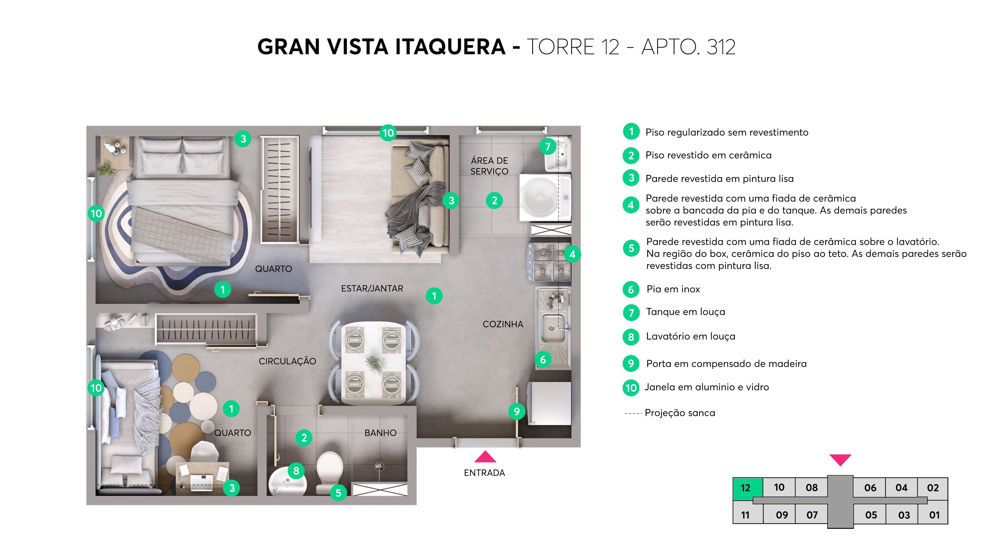 Residencial Gran Vista Itaquera - Foto 17