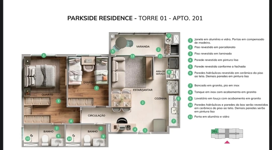 Residencial Parkside Residence - Foto 16