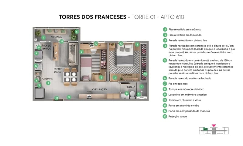 ESGOTADO - Residencial Torres dos Franceses - Foto 10