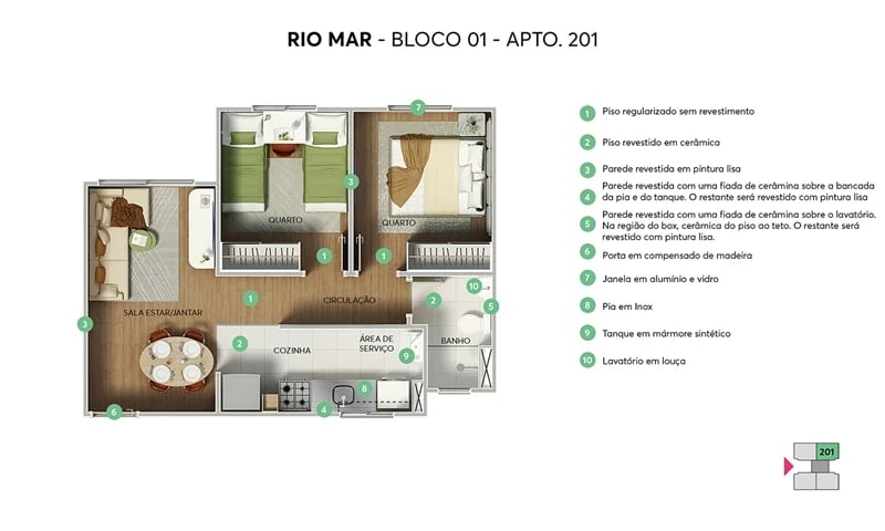 Residencial Rio Mar - Foto 8