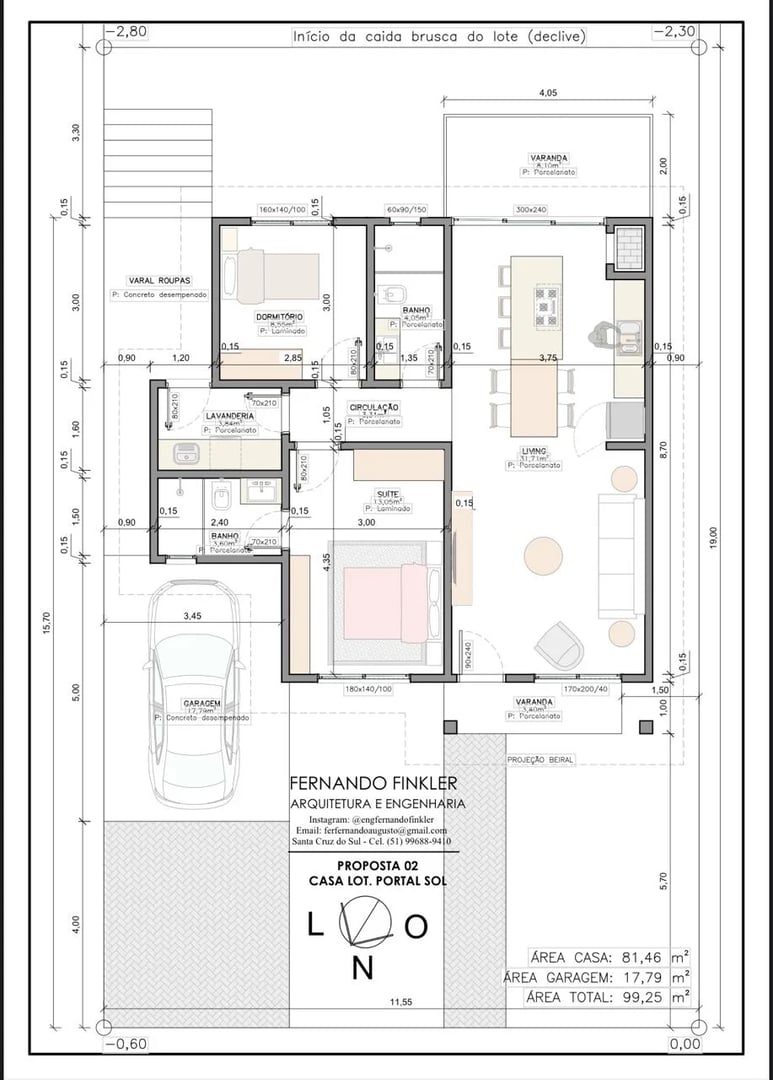 Casa - Portal do Sol 2 dormitórios (1 suite) - Foto 11