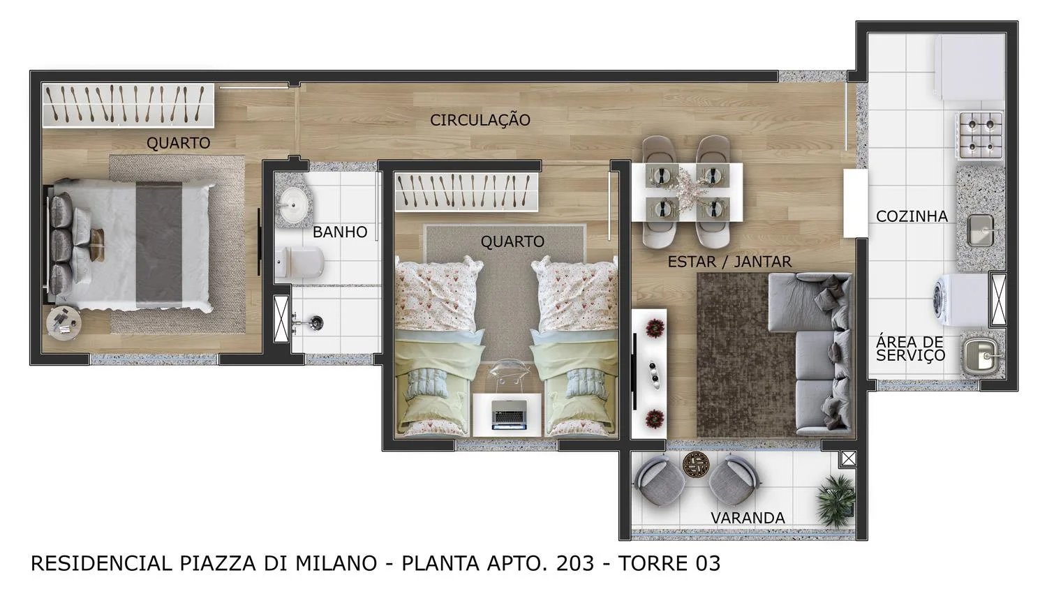 Residencial Piazza di Milano - Foto 21