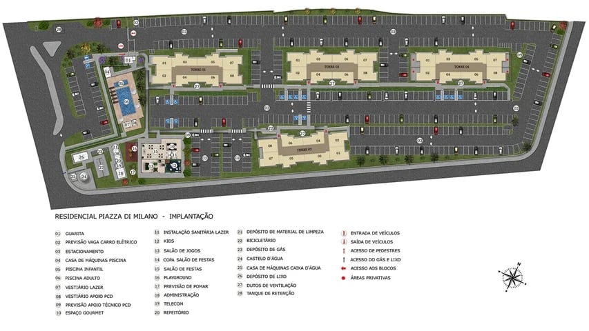Residencial Piazza di Milano - Foto 17