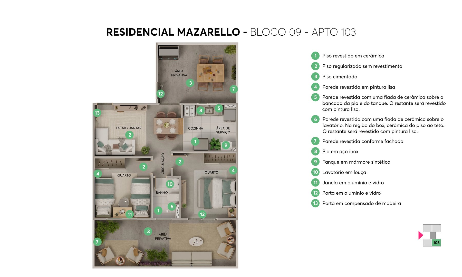 ESGOTADO - Residencial Mazarello - Foto 14