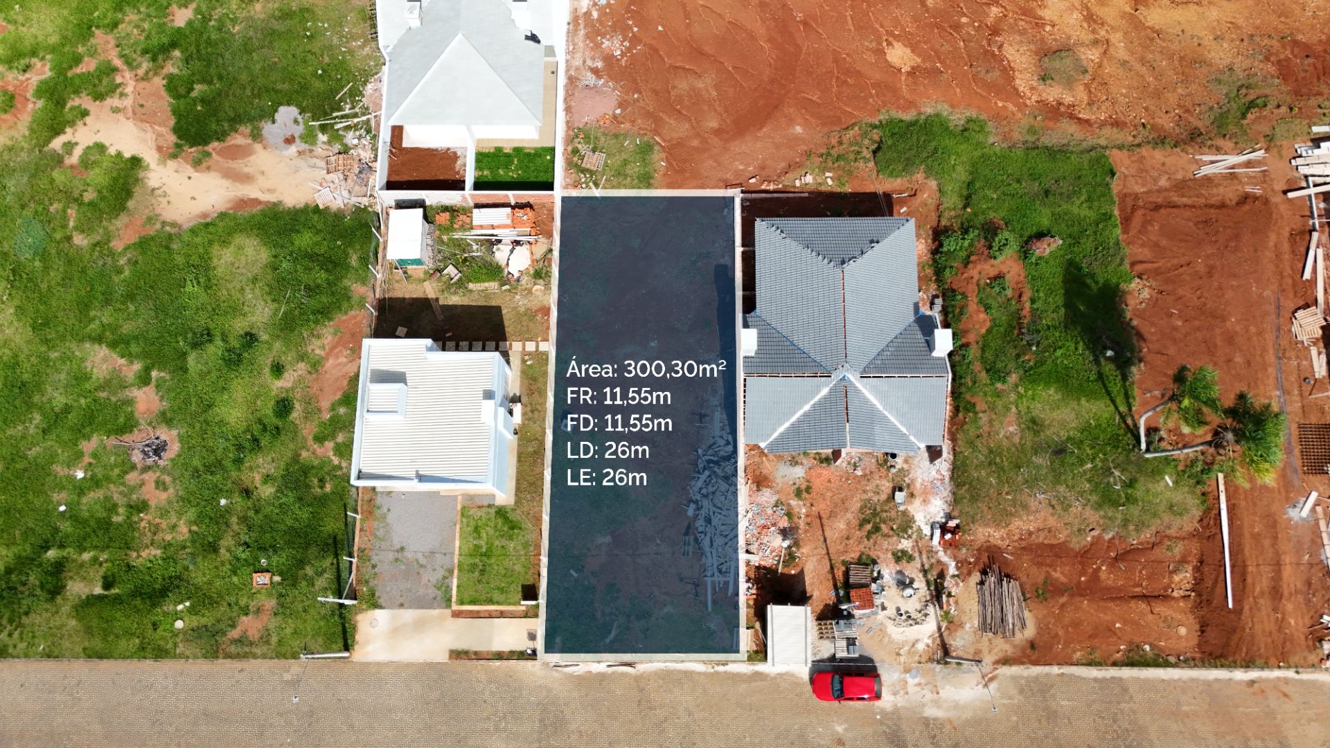 Terreno no Loteamento Portal do Sol com 300 m²