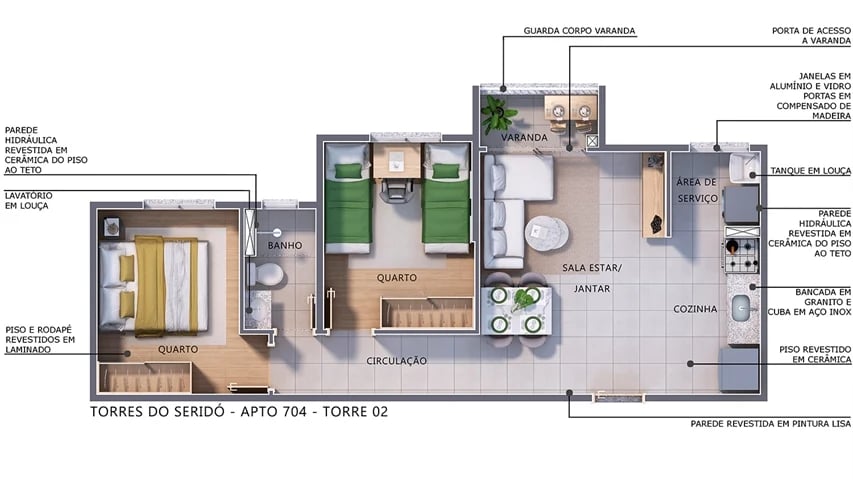 Residencial Torres do Seridó - Foto 18