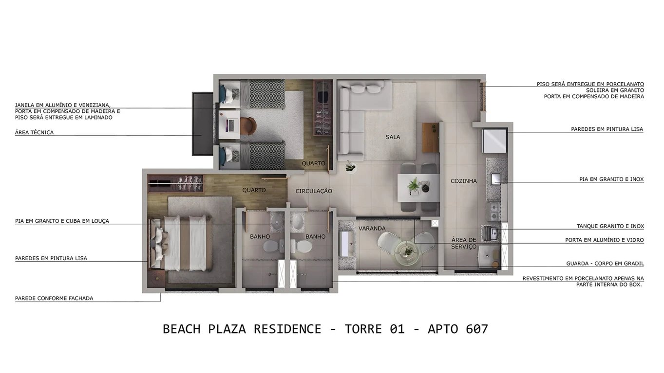 Residencial Beach Plaza Residence - Foto 22
