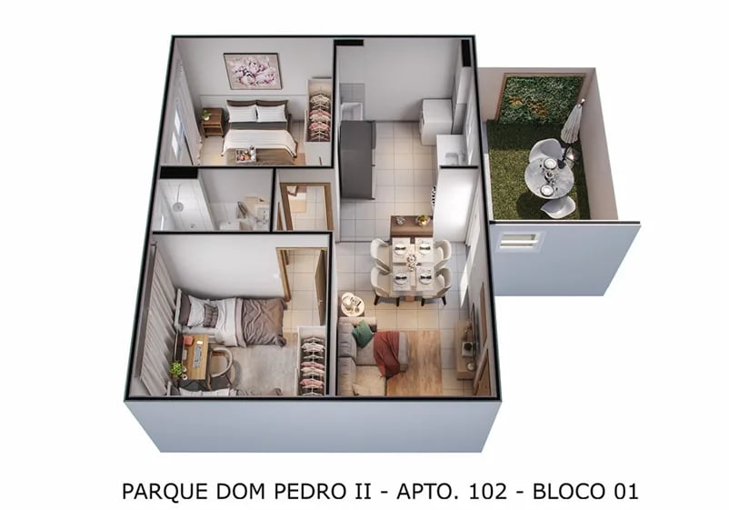 ESGOTADO - Residencial Parque Dom Pedro II - Foto 20