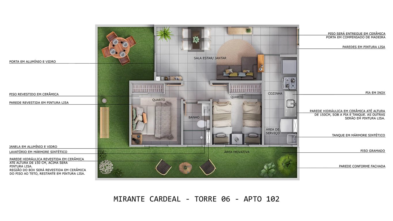 Residencial Mirante Cardeal  - Foto 12