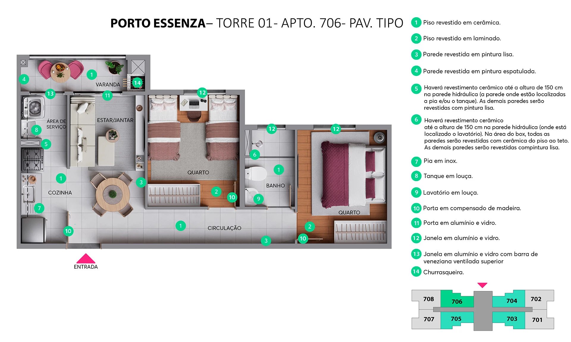Residencial Porto Essenza - Foto 22