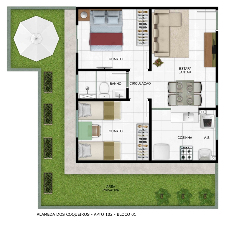 Residencial Alameda dos Coqueiros - Foto 14