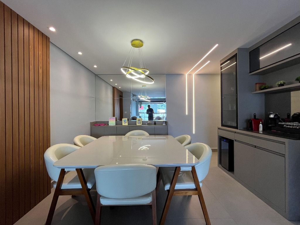 Apartamento 3 dormitórios mobiliado com 2 vagas perto da praia no canto do forte — foto 7