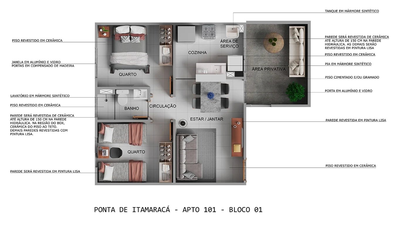 ESGOTADO - Residencial Pontal de Itamaracá - Foto 12