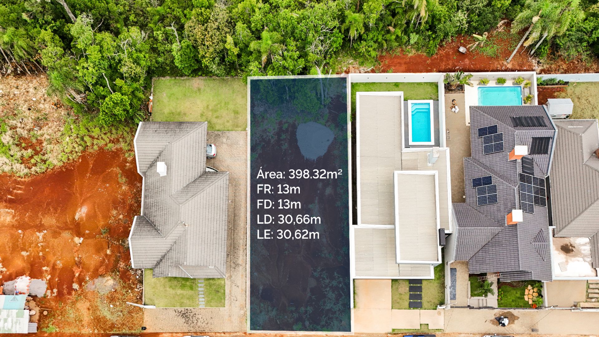 Terreno no Residencial Royal Country com 398 m²