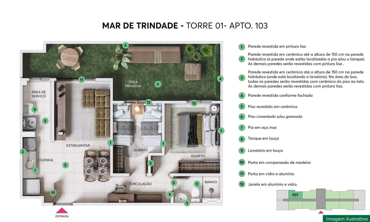 Residencial Mar de Trindade - Foto 17