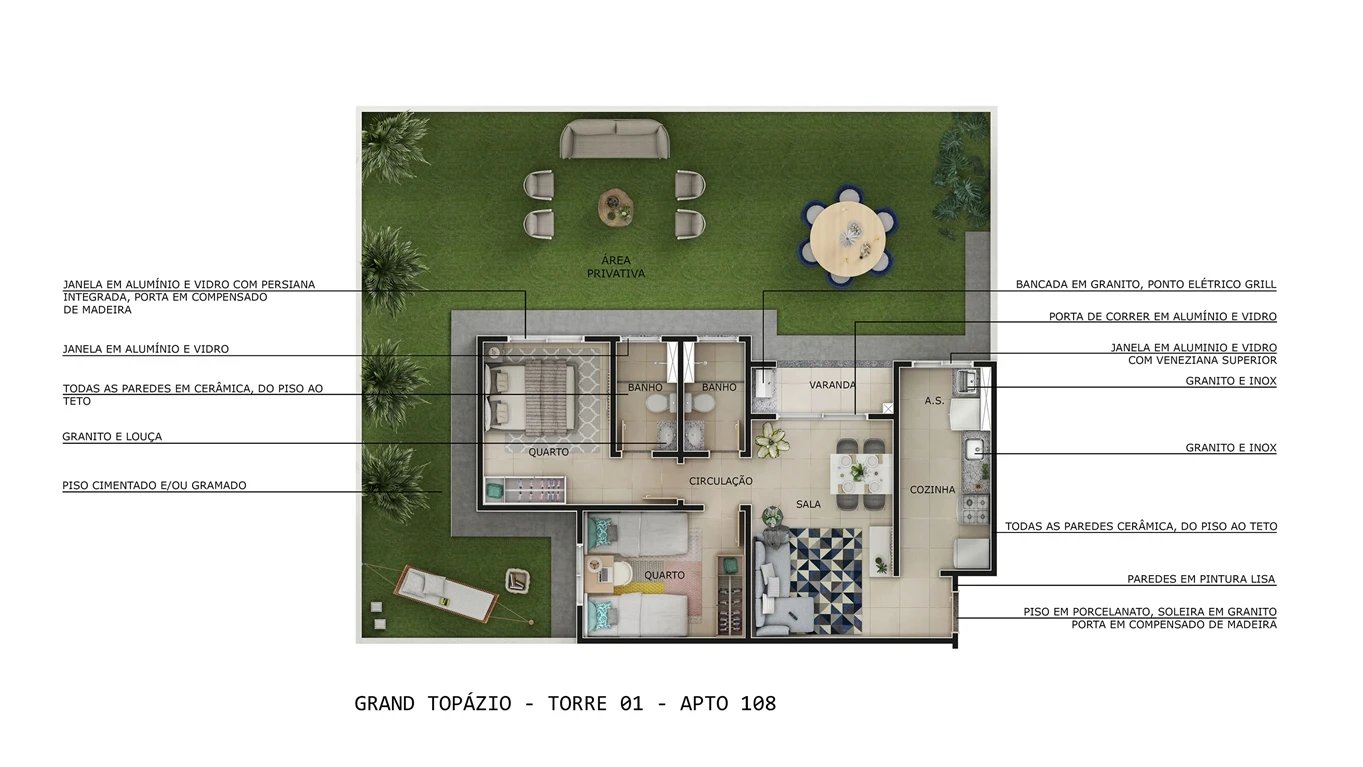 Residencial Grand Topázio - Foto 19