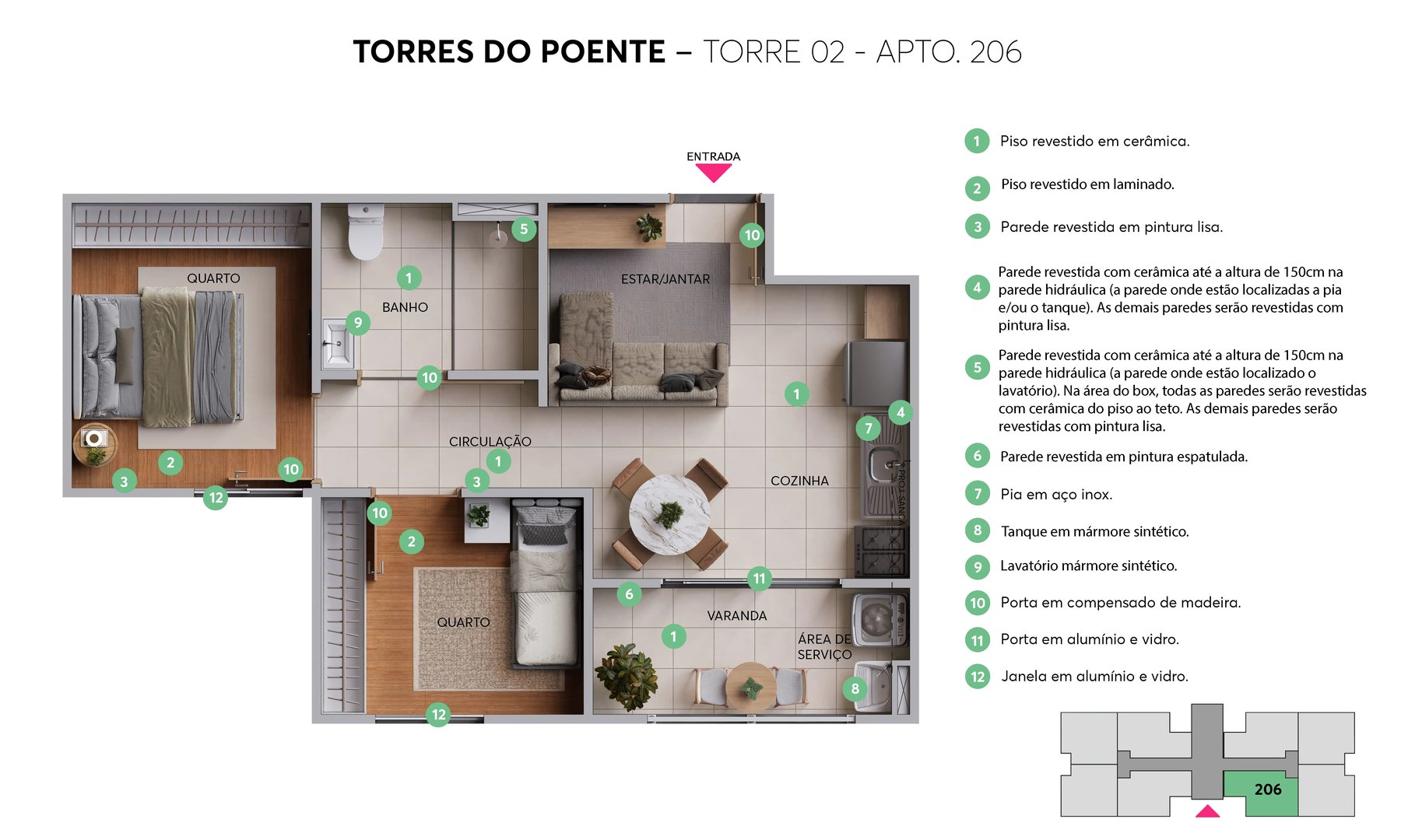 Residencial Torres do Poente  - Foto 12