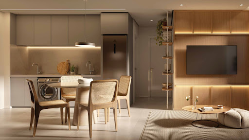 Apartamentos no NEU Smart Haus com 2 dormitórios e sacada