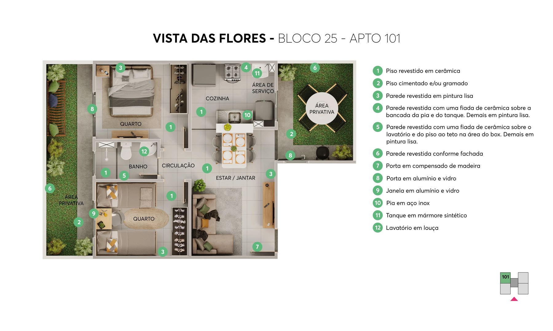 Residencial Vista das Flores  - Foto 12