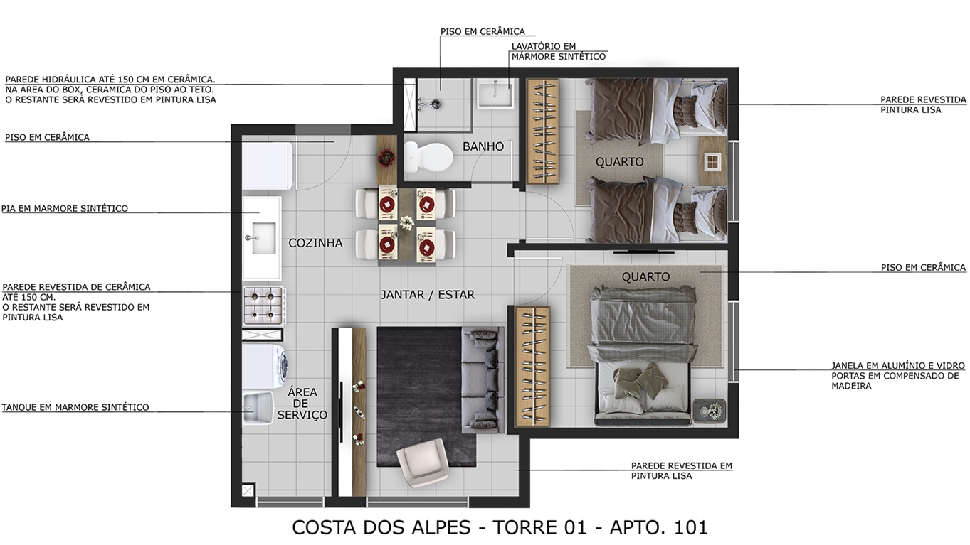 Residencial Costa dos Alpes - Foto 15