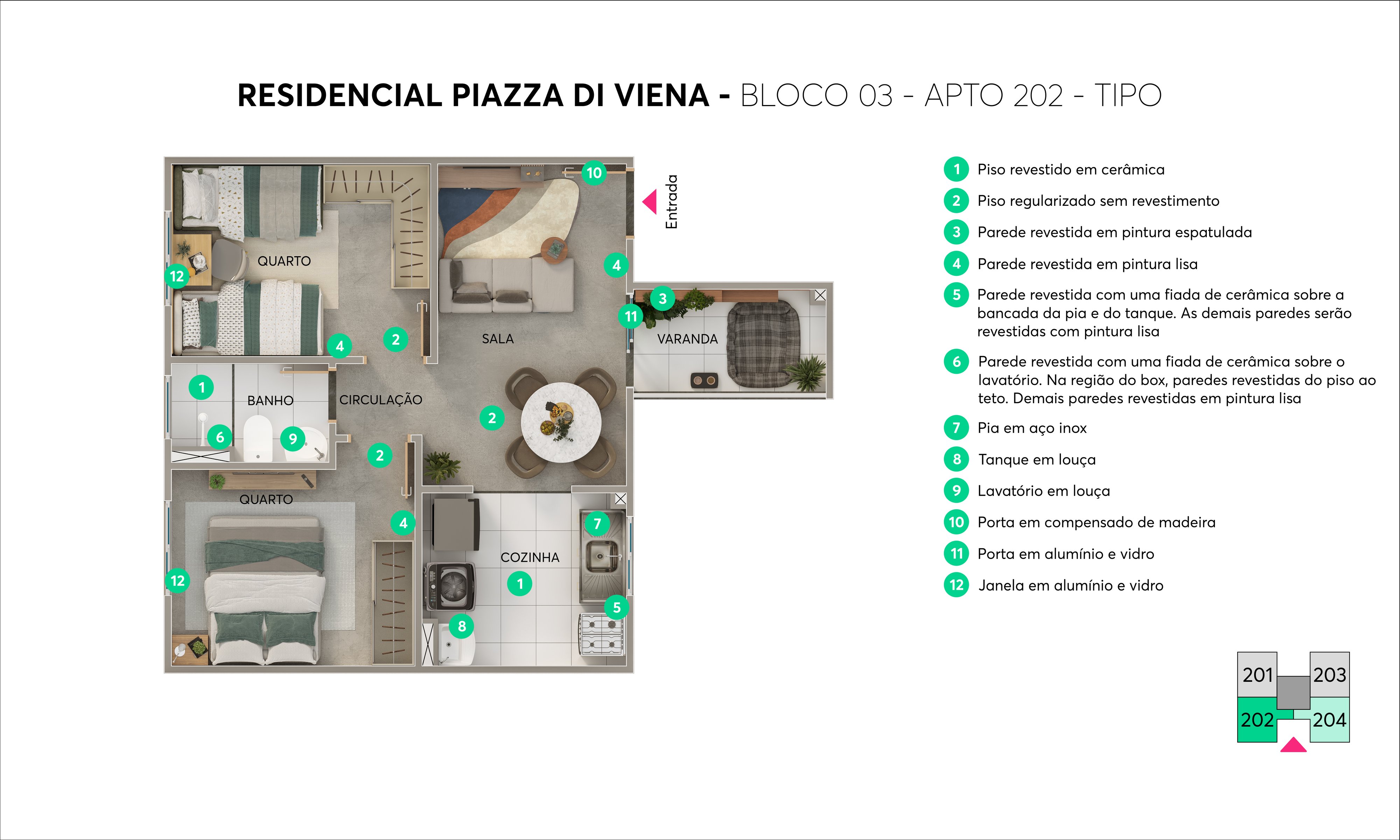 Residencial Piazza di Viena - Foto 13