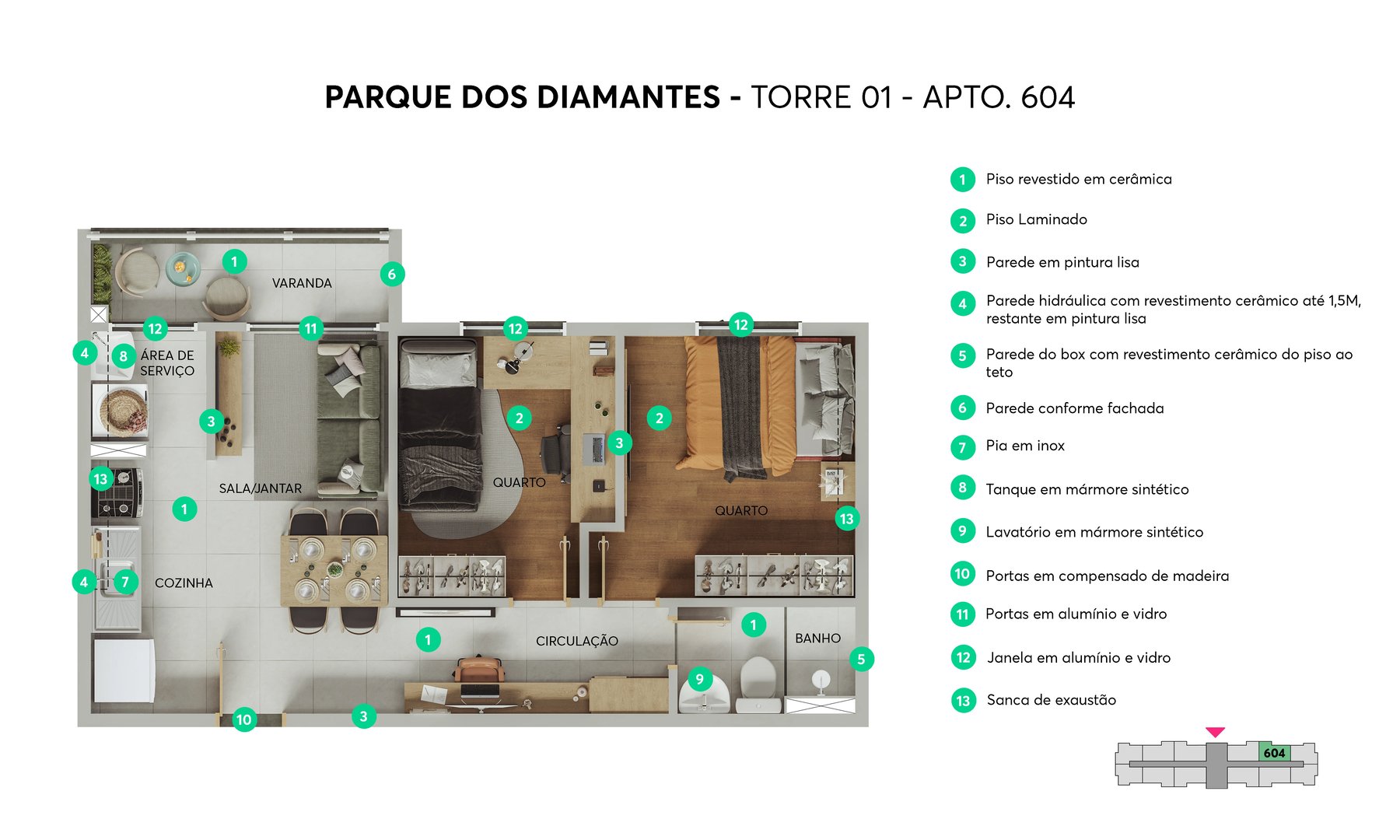 Residencial Parque dos Diamantes - Foto 13