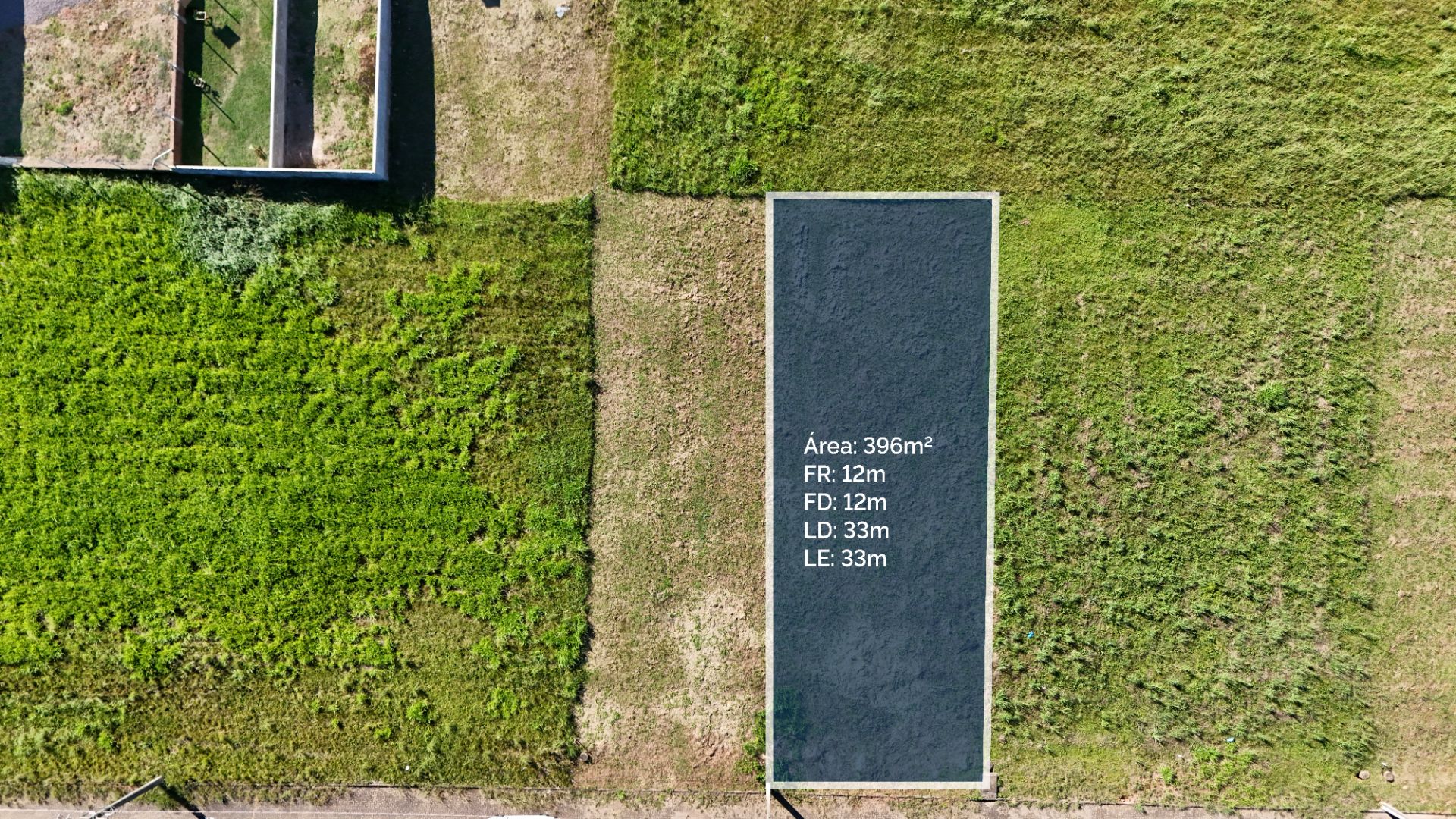 Terreno no Loteamento Gressler com 396 m²