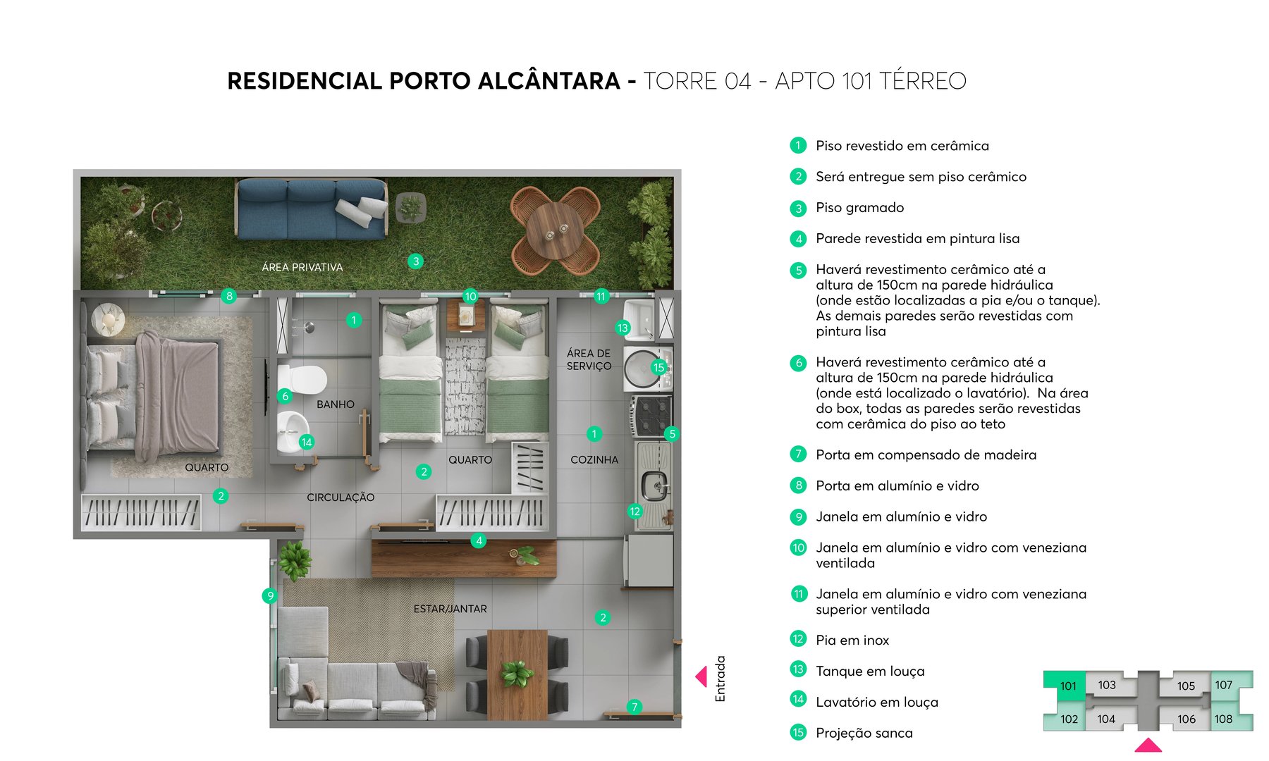 Residencial Porto Alcântara - Foto 9