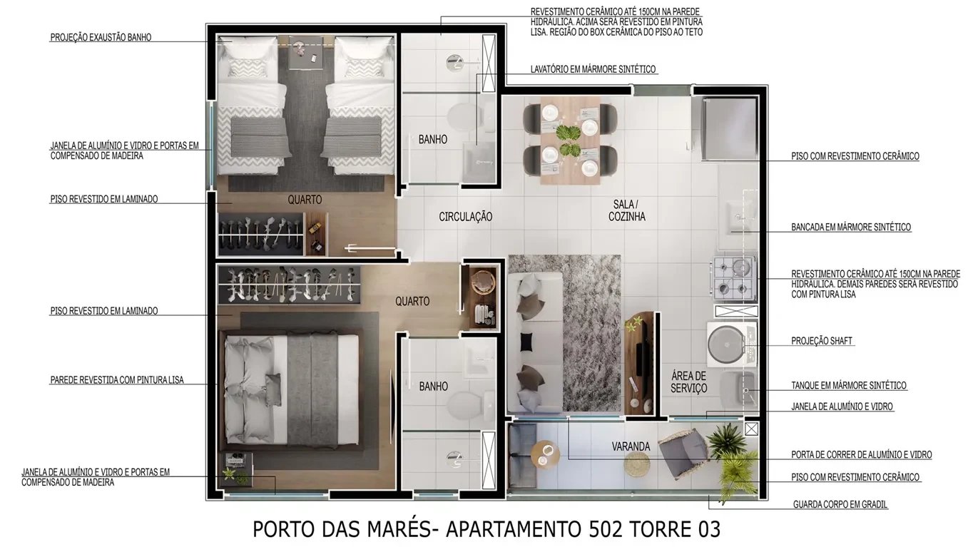 Residencial Porto das Marés - Foto 24