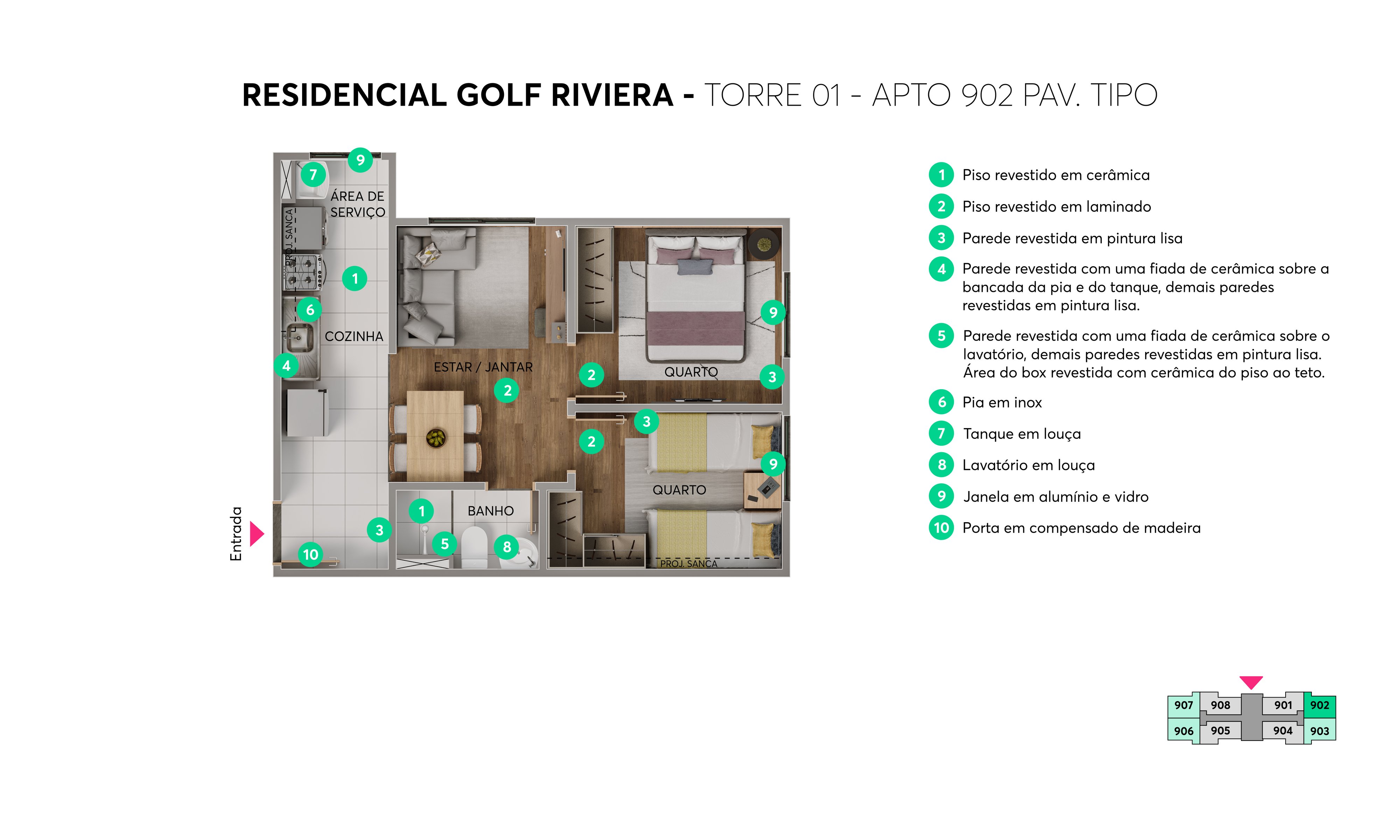 Residencial Golf Riviera, foto 15