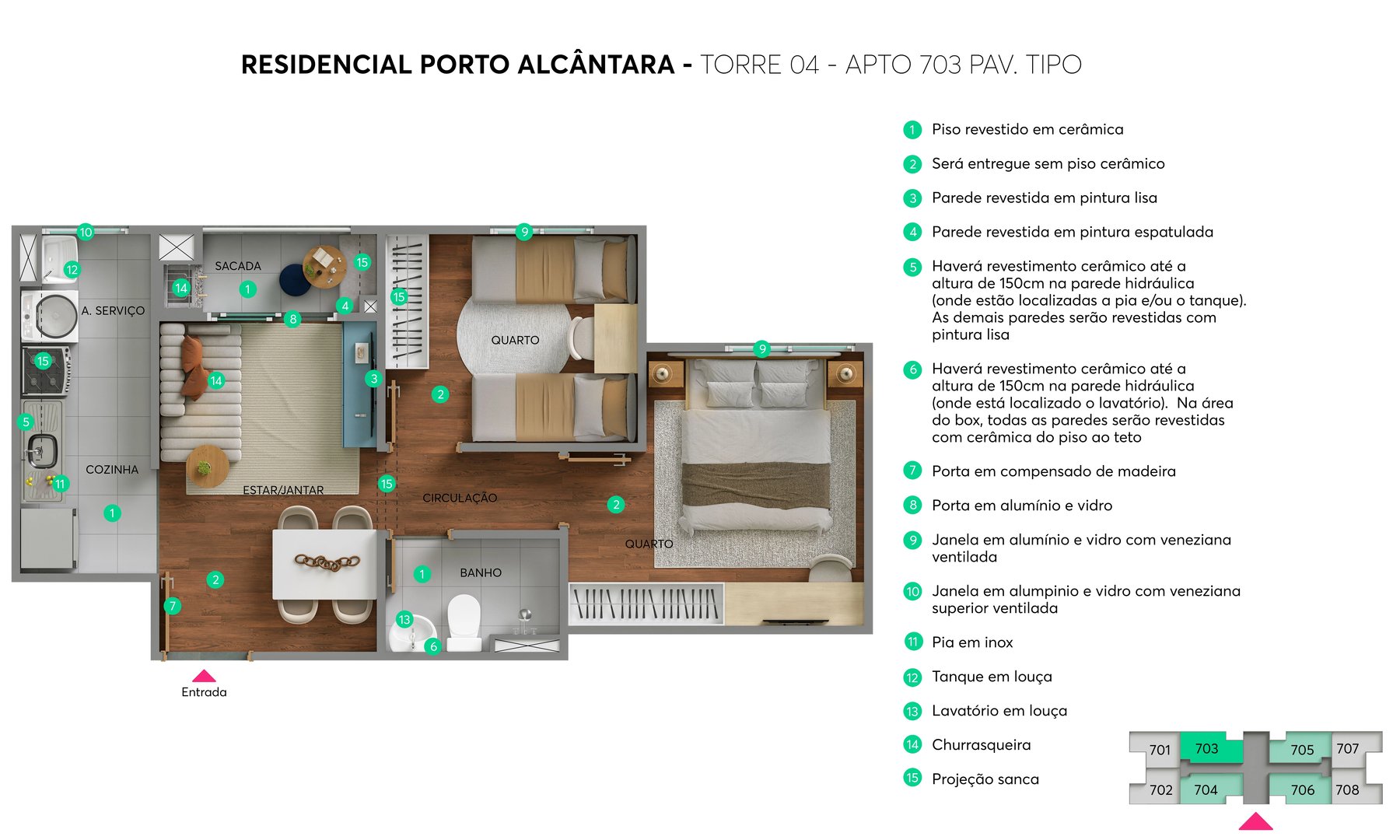 Residencial Porto Alcântara - Foto 10