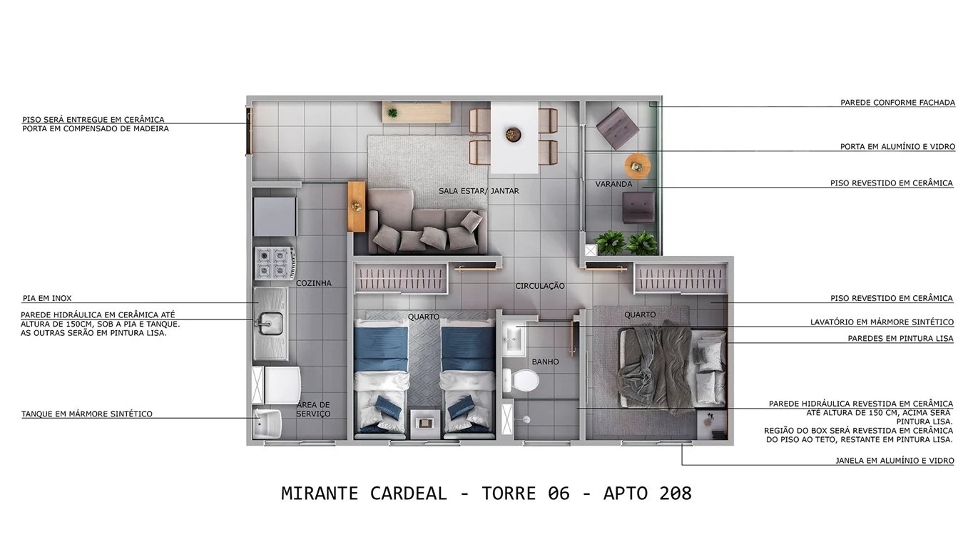 Residencial Mirante Cardeal  - Foto 15